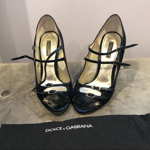 Dolce & Gabbana Shoes - Vintage Dolce & Gabbana Sued Heels